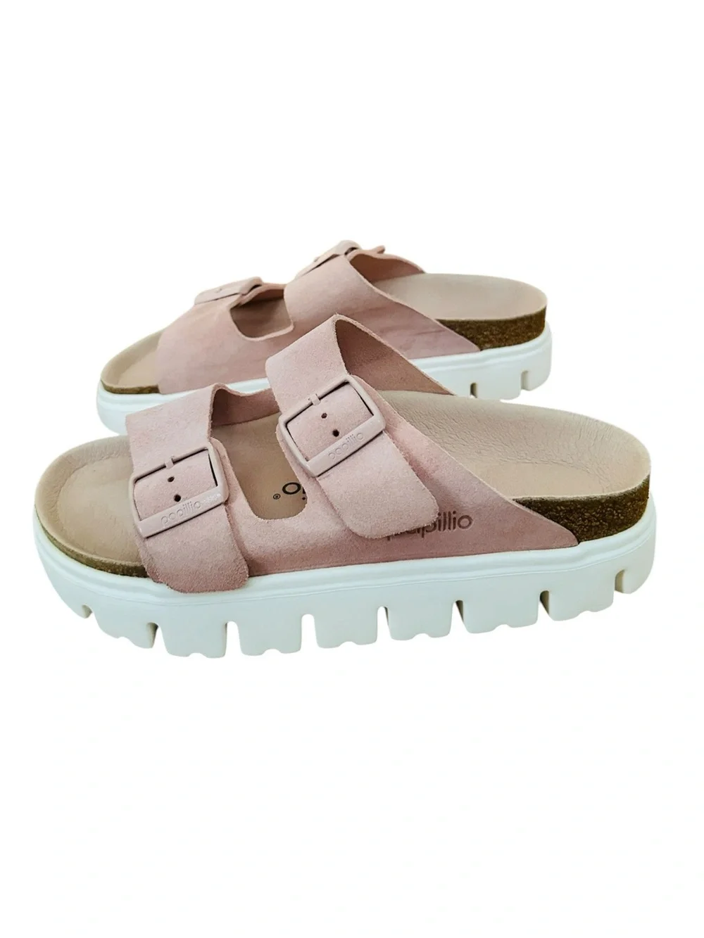 Birkenstock Papillio Arizona Chunky Platform Sandal Size 7 Pink